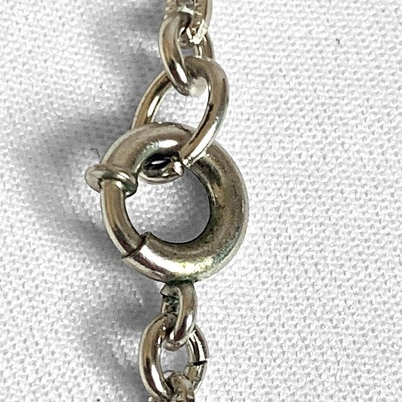 Vintage Art Deco LIND GAL Sterling Silver 16 Inch Necklace - Picture 8 of 10